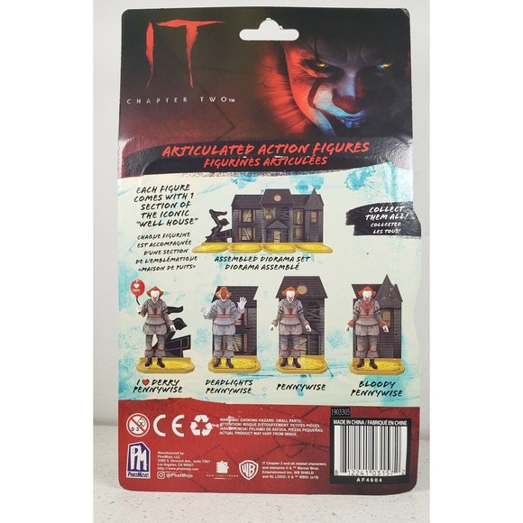 PhatMojo Pennywise Action Figure Chapter Two Series 1 It: New Sealed - Picture 2 of 7